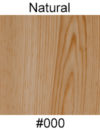 Raised Panel Wood Shutters Natural
