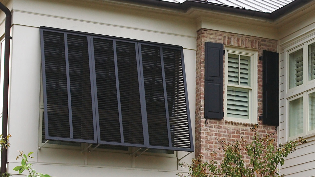 Bahama Style Fiberglass Shutters