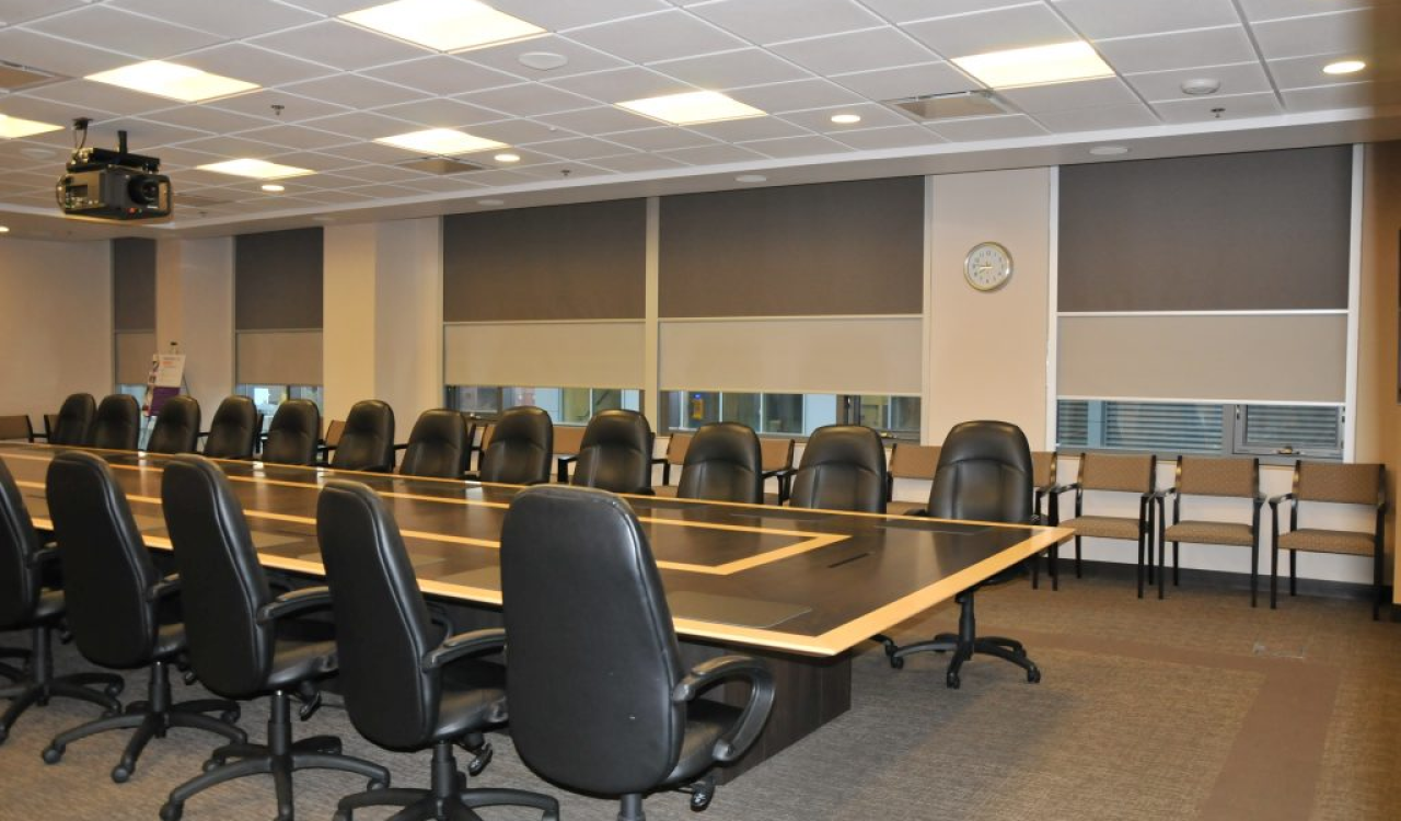 Healthcare Roller Shades for Conference Room