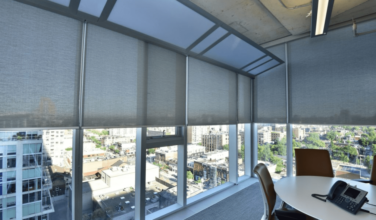 Commercial Roller Shades for Office