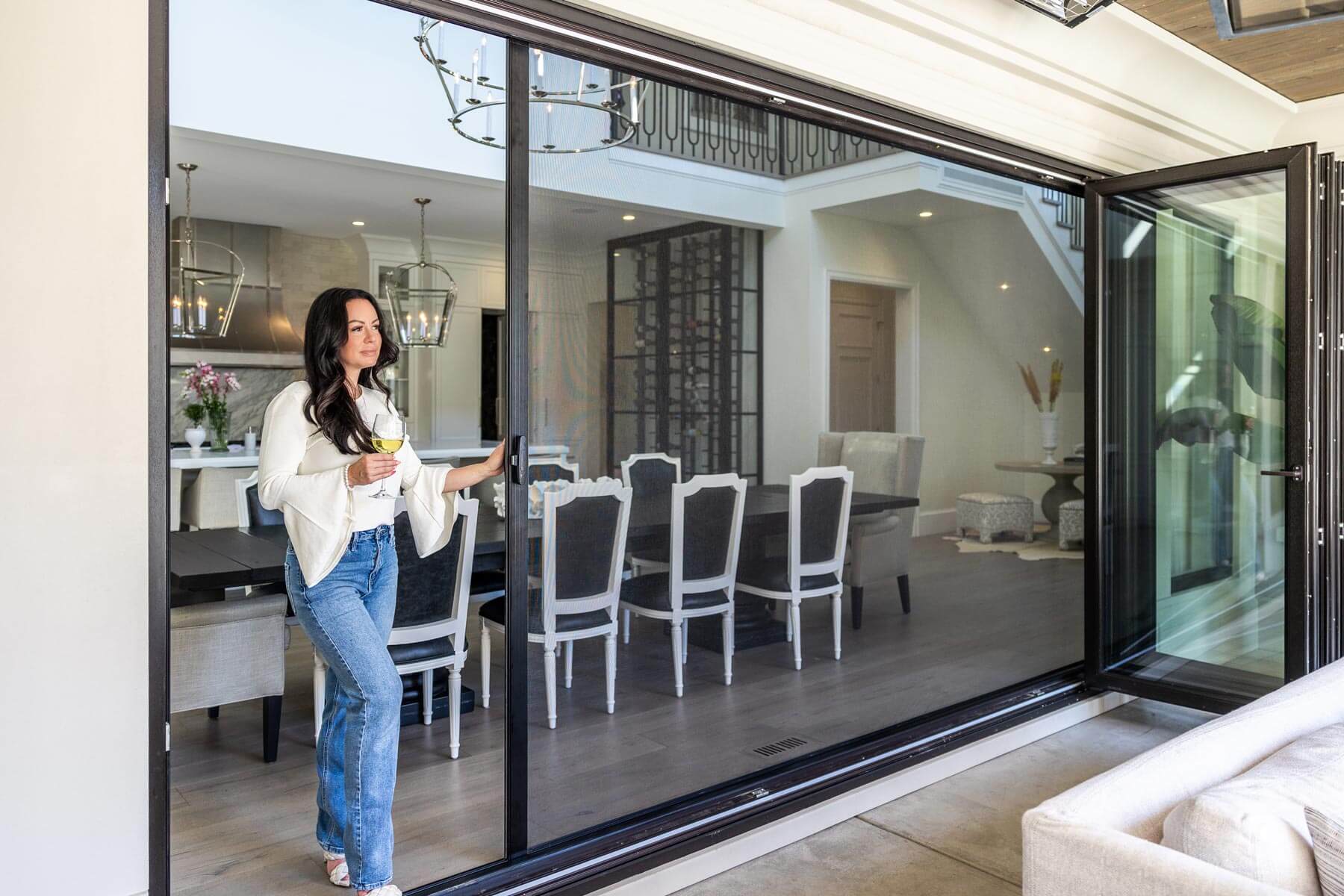 retractable screen doors for large openings